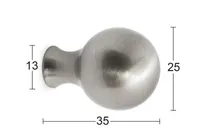 MÖÖBLINUPP WILLIAM 25MM HARJ.NIKKEL 1TK