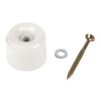 UKSESTOPPER KRUVIGA VALGE 1TK 30MM Ø