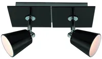 KOHTVALGUSTI CREYA MUST KLAAS 2X40W G9 G925-2B(BLK