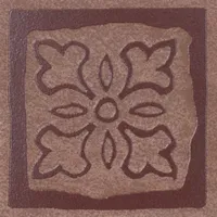 KERAAMLINE DEKOORPLAAT PARADYZ TREMONT BROWN B 9,8X9,8CM 