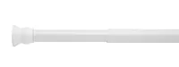 DUŠIKARDINAPUU 110-245CM Ø25MM VALGE
