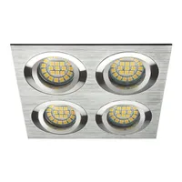 RIPPLAEVALGUSTI SEIDY CT-DTL450-AL 4X50W MR16 12V ALUMIINIUM
