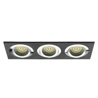 RIPPLAEVALGUSTI SEIDY CT-DTL350-B 3X50W 12V MR16 ALU MUST