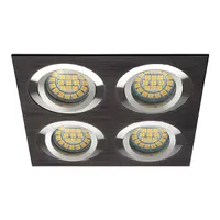 RIPPLAEVALGUSTI SEIDY CT-DTL450-B 4X50W 12V MR16 ALU MUST