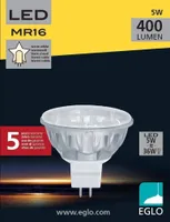 LEDLAMP MR16 5W GU5,3 400LM 3000K EGLO