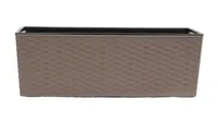 LILLEKAST BEGONIA RATTAN 19X56X19,5CM PRUUNIKAS-HALL PLASTIK