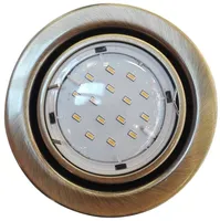 RIPPLAEVALGUSTI KOMPLEKT 3X3W LED SATIIN KROOM