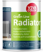 RADIAATORIVÄRV VIVACOLOR GREEN LINE RADIATOR 0,9L VALGE POOLMATT