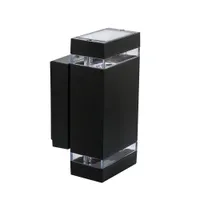 VÄLISVALGUSTI KANLUX ZEW EL-235J-B 2X35W GU10 IP44 MUST