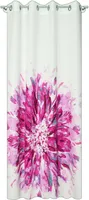 KARDIN SPLENDID FLOWER ÖÖSIDEGA 140X270CM PUNANE PIMENDAV