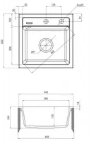 GRANIITVALAMU DEANTE ZORBA 440X440X170MM LIIV