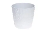 LILLEPOTIÜMBRIS MAYEN 25CM VALGE STRUKTUUR