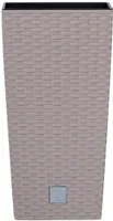 LILLEPOTIÜMBRIS PROSPERPLAST RATO KANDILINE 26,5X26,5X50CM MOCCA