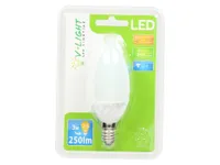 LEDLAMP 3W E14 C37 2700-3000K VLIGHT