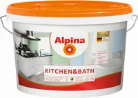 SEINAVÄRV ALPINA KITCHEN & BATH 5L VALGE (B1) SIIDJASMATT