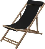 LAMAMISTOOL BAMBUS 116X60X80CM MUST KOKKUPANDAV