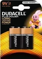 PATAREI DURACELL PLUS POWER MN1604 6LR61 2-PAKK