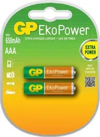 AKUPATAREI GP EKOPOWER AAA 2-PAKK 600MAH