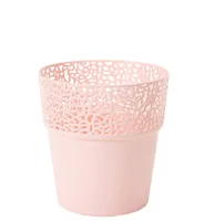 LILLEPOTT ROSA Ø11,5CM ÕRNROOSA PLASTIK