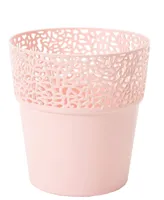 LILLEPOTT ROSA Ø13CM ÕRNROOSA PLASTIK