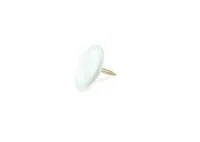 KNOPKAD 10MM PLASTIK VALGE 150TK PAKIS