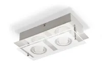 KOHTVALGUSTI POLYGON KROOM 2X4,3W LED 230V PHILIPS