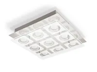 KOHTVALGUSTI POLYGON KROOM 9X5W LED PHILIPS