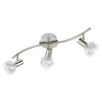 KOHTVALGUSTI BASENTO 3X5W LED NIKKEL EGLO