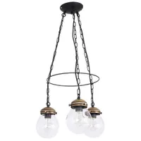 LAELAMP FUERTE 3X60W E27 ANTIIK MESSING