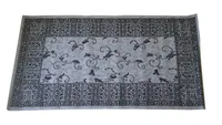 VAIP FLOORLUX 80X150 CM HÕBE/MUST