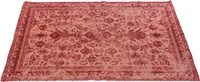VAIP 180X120CM PUNANE LILLELINE 100% PUUVILL