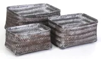 KORV 30X20X15CM BAMBUS PRUUN/HÕBE