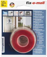 MONTAAŽITEIP FIX-O-MOLL 19MMX1,5M LÄBIPAISTEV