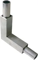ÜHENDUSLÜLI L-KUJU ARCANSAS ALUMIINIUM 20X20MM