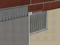 KROHVILÕPETUSPROFIIL EST 6MM 100MM PVC