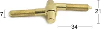 HINGED POLDIGA 2406 7X34 2TK MESSING
