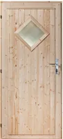 VÄLISUKS 9X20 KLAASIGA VIIMISTLEMATA SOOJUSTATUD VASAK+LUKUKOMPLEKT