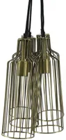LAELAMP TRAAT PUDEL 5X60W E27 MESSING