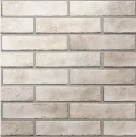 KERAAMILINE SEINAPLAAT BRICKSTYLE STRAND WHITE 6X25CM