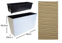 LILLEKAST WERBENA DLUTO PIKLIK 19X56X36,5CM KREEM