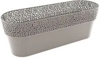 LILLEPOTT ROSA OVAALNE S 11,7CMX30CMX12,2CM TUMEHALL