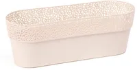 LILLEPOTT ROSA OVAALNE M 12,9CMX38CMX13,5CM BEEŽ