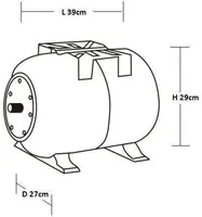 HÜDROFOOR WATER SYSTEM HT 19L HORISONTAALNE