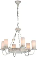 LAELAMP ROYAL PALAZZO 2IN1 METALL VALGE 6XE14 60W