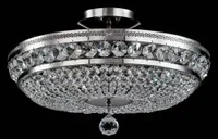 LAELAMP CRYSTAL DIAMANT OTTILIA H.NIKKEL 6XE14 60W