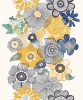 TAPEET VILLAGE PEOPLE VP2002 0,53X10,05M FLOWER STRIPE