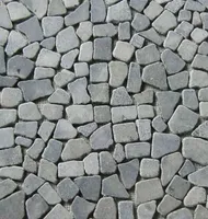 MARMORMOSAIIK TUMEHALL DARK GREY 305X305X10MM