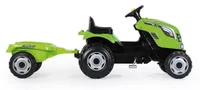 TRAKTOR SMOBY KÄRUGA ROHELINE