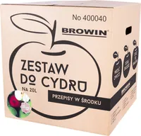 SIIDRI VALMISTAMISE KOMPLEKT BROWIN 20L