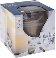 LED KÜÜNAL Ø100X100MM LIIKUVA LEEGIGA METALLIK VASK